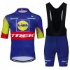 Fietskleding (Fietsshirt + Korte Koersbroek) 2024 Lidl-Trek - Blauw